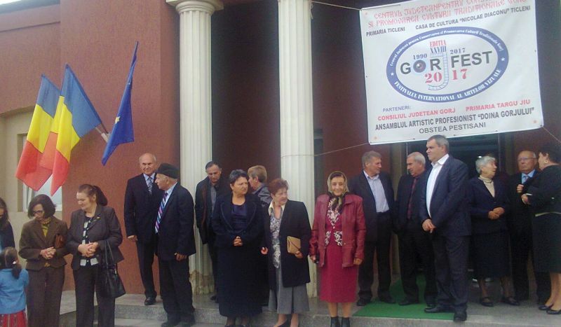 “Un moment important pentru cultura Gorjului şi a Oraşului Ţicleni”