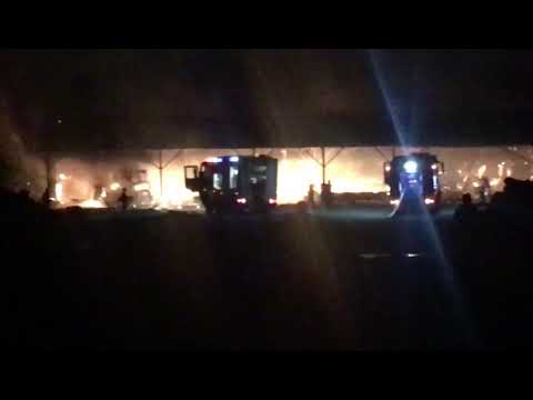 VIDEO: Incendiu la un gater din Bengești-Ciocadia