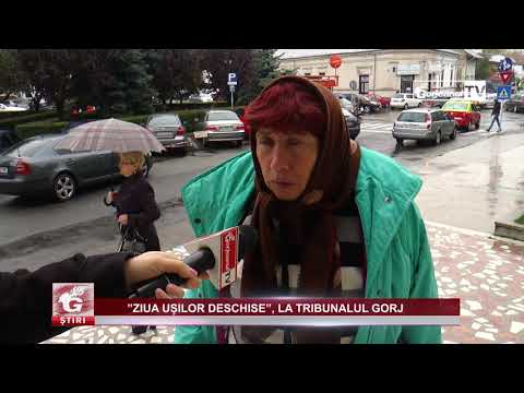 ”ZIUA UȘILOR DESCHISE”, LA TRIBUNALUL GORJ
