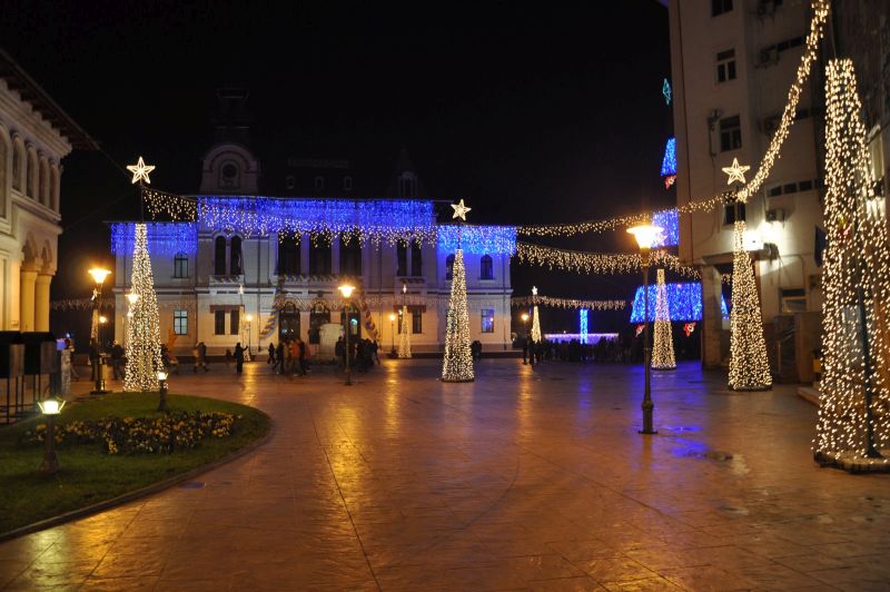 Iluminatul ornamental al Târgu-Jiului, în stand by