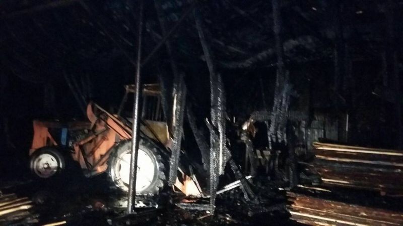 Incendiu la un gater din Bengești-Ciocadia