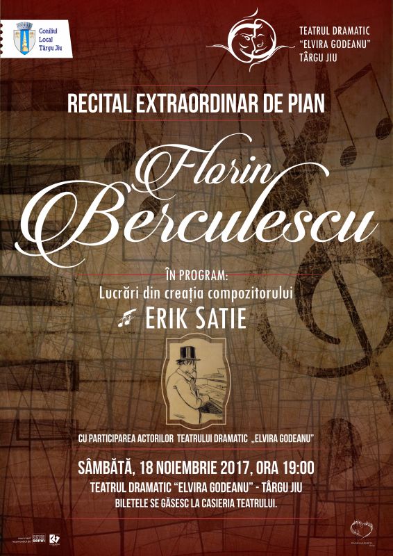Un nou recital susţinut de pianistul Florin Berculescu