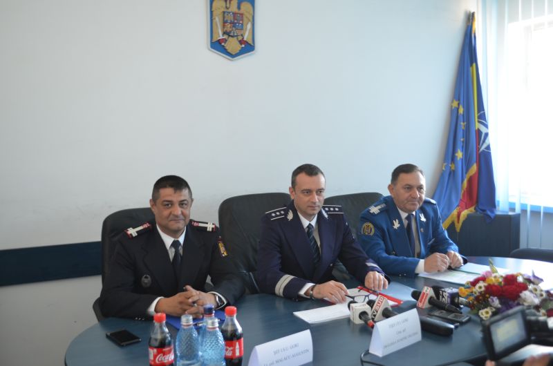 Conferință de presă comună, la sediul Poliției Gorj: Anunțul făcut de șefii IPJ, IJJ și ISU Gorj