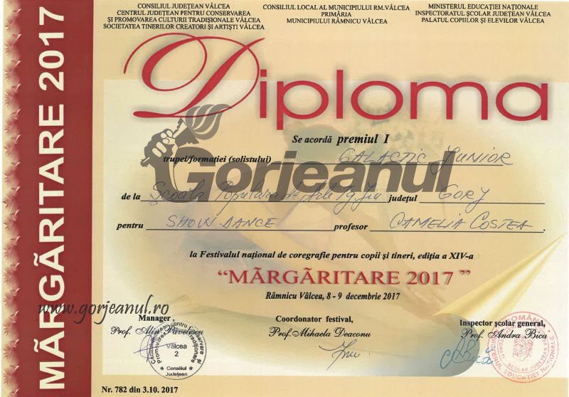 Tolbă plină de premii pentru elevii ŞPA Târgu-Jiu