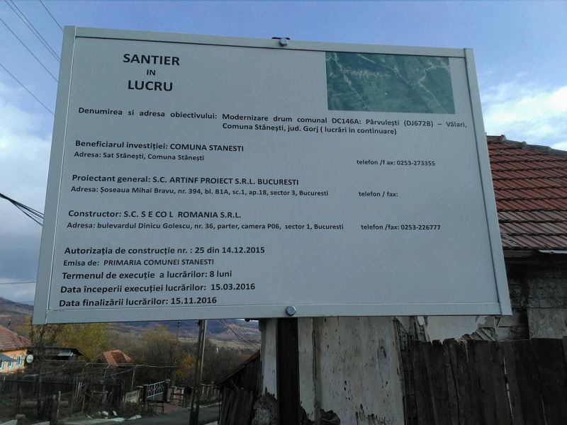 Basta și năpasta, pe drumul comunal Pârvulești-Vălari! Primarul de Stănești: ,,Nu pot scoate pușca la italieni, nu sunt plătiți, nu lucrează”!