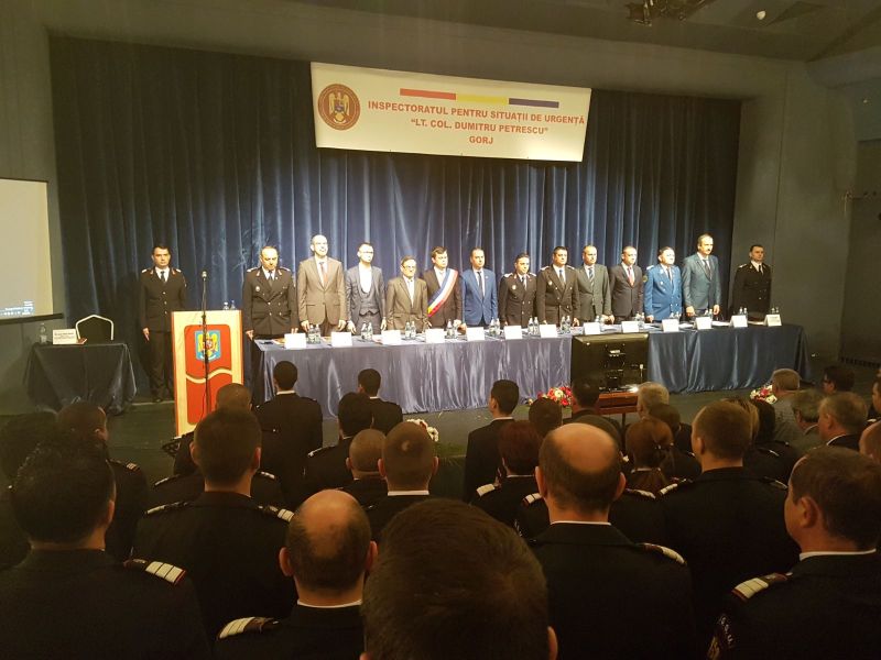 Adjunctul IGSU, la Târgu-Jiu