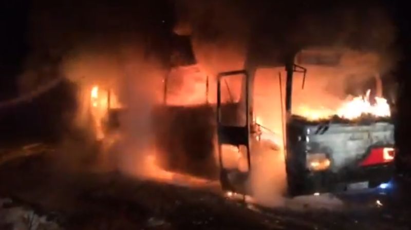 Incendiu puternic la Padeș