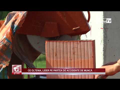 CE OLTENIA, LIDER PE PARTEA DE ACCIDENTE DE MUNCĂ