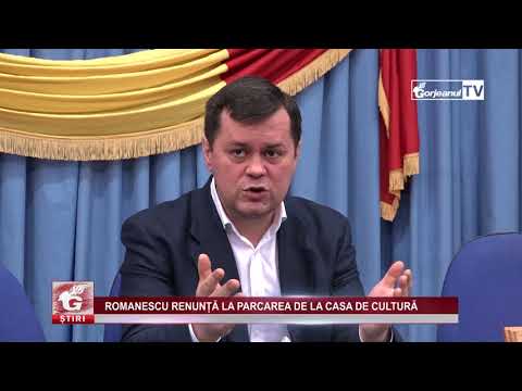 ROMANESCU RENUNȚĂ LA PARCAREA DE LA CASA DE CULTURĂ