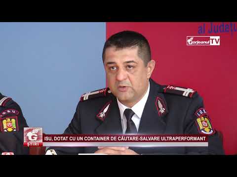 ISU, DOTAT CU UN CONTAINER DE CĂUTARE-SALVARE ULTRAPERFORMANT