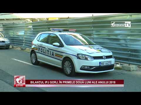 BILANȚUL IPJ GORJ, ÎN PRIMELE DOUĂ LUNI ALE ANULUI 2018