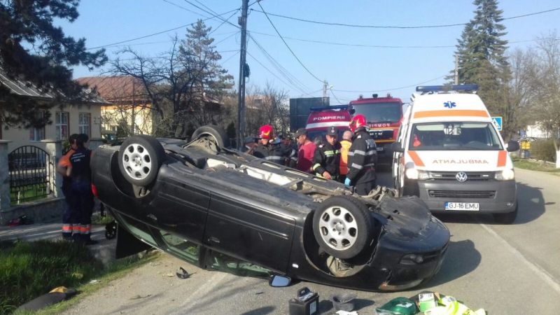 Accident cu cinci victime la Câlnic