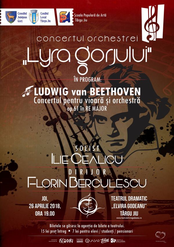 Mâine, un nou concert al Orchestrei de Cameră “Lyra Gorjului”