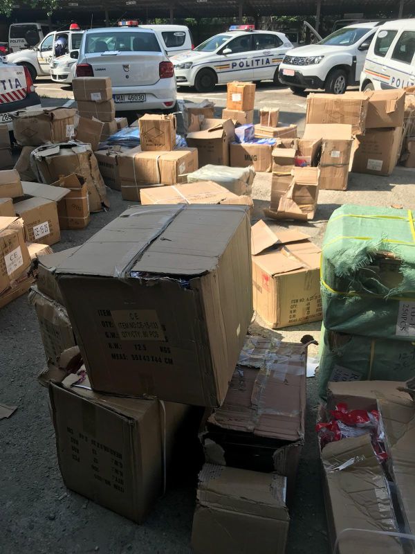 Șofer amendat pentru transport de marfă fără acte