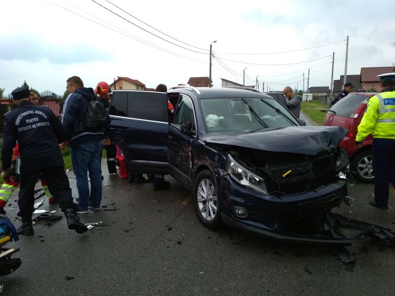 Accident cu șase victime la Târgu-Jiu