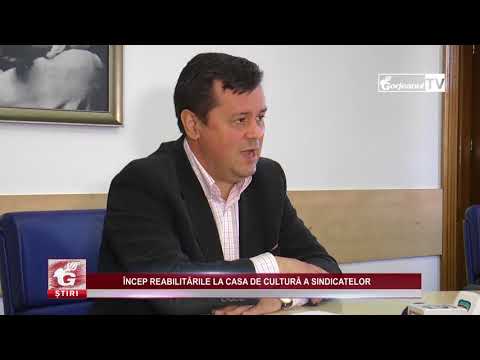 ÎNCEP REABILITĂRILE LA CASA DE CULTURĂ A SINDICATELOR