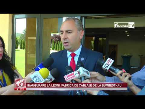 INAUGURARE LA LEONI, FABRICA DE CABLAJE DE LA BUMBEȘTI-JIU!