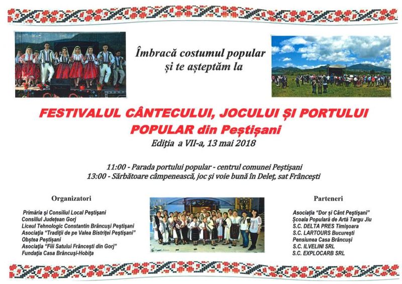 Sărbătoare la Peştişani!