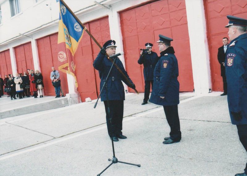 Momente emoționante! Pensionare cu sirene la ISU Gorj