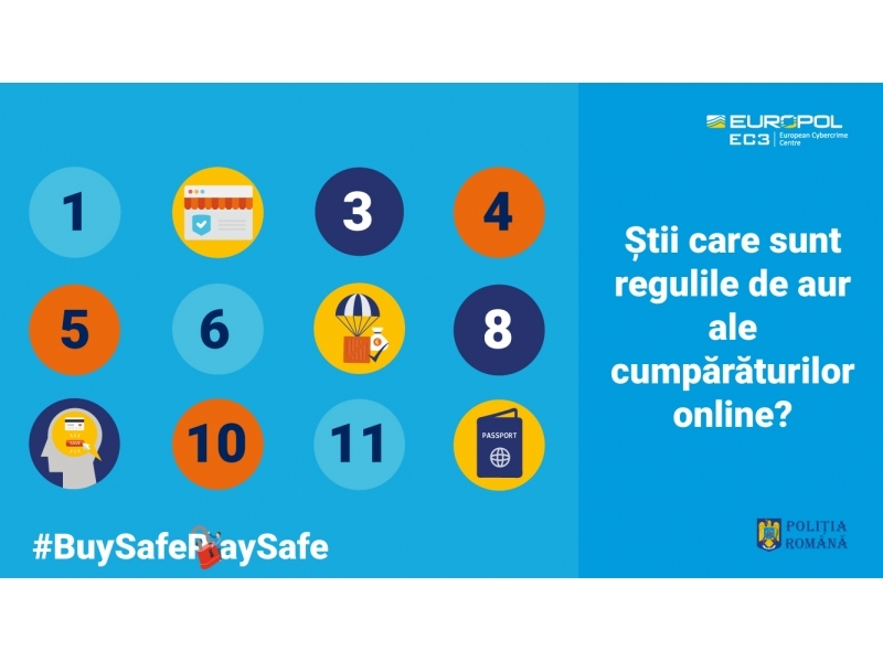 Poliția avertizează: ”Atenție la cumpărăturile făcute în mediul online!”