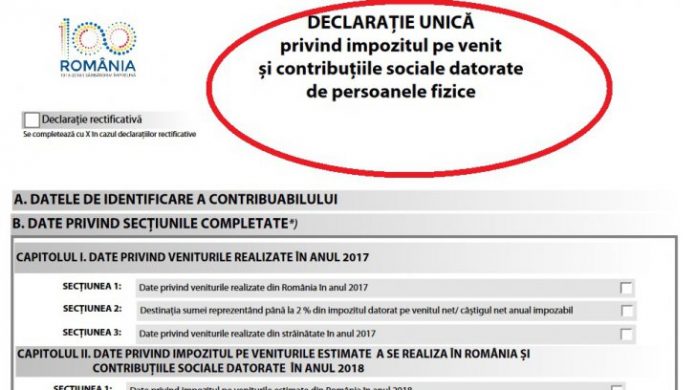 declaratia unica