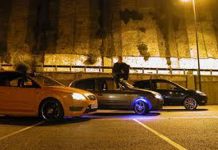 Dosar penal după întrecere între trei mașini