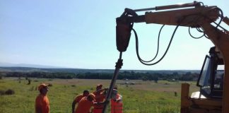 Parapet nou, pe DN 67 D, în zona Arcani