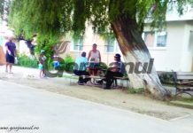 Polițiștii locali din Bumbești-Jiu, puși să adune semnături pentru barierele de pe aleea dintre blocuri