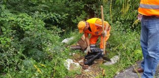 Dosar penal de profanare de morminte, după descoperirea unui sicriu pe marginea drumului