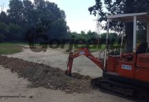 Lucrările pentru târgul săptămânal din Motru, în întârziere! Constructorul a lăsat motrenii fără Ziua Minerului