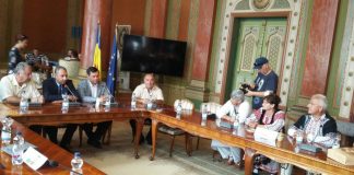 Întâlnire de protocol cu delegațiile participante la Festivalul Internațional de Folclor