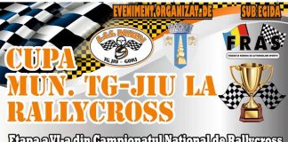 35 de echipaje din țară, la Cupa Municipiului Târgu-Jiu la Rallycross