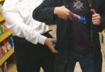 Furt într-un supermarket din Vladimir