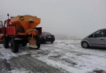 A doua zi de deszăpezire pe Transalpina