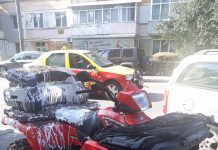 Accident la Târgu-Jiu, între un ATV și o mașină