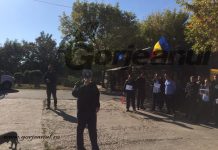 Sindicaliști de la Penitenciarul Târgu-Jiu, în protest la Penitenciarul Pelendava