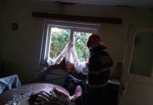 Bărbat rănit într-o explozie urmată de incendiu, în Târgu-Jiu