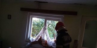 Bărbat rănit într-o explozie urmată de incendiu, în Târgu-Jiu