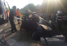 S-a oprit cu mașina într-un cap de pod, după ce i s-a făcut rău la volan