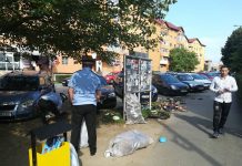 Peste 500 de articole de încălțăminte uzată, confiscate de polițiștii locali
