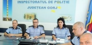 Bilanțul IPJ Gorj, în primele opt luni ale anului 2018
