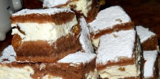 Rețeta săptămânii – Prăjitură cu brânză de vaci și cacao