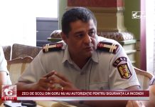 ZECI DE SCOLI DIN GORJ NU AU AUTORIZAȚIE PENTRU SIGURANȚA LA INCENDII