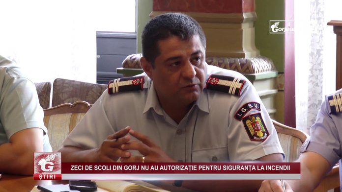ZECI DE SCOLI DIN GORJ NU AU AUTORIZAȚIE PENTRU SIGURANȚA LA INCENDII