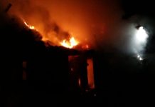 FOTO: Șopron cuprins de flăcări