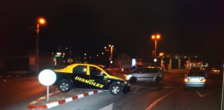 O șoferiță începătoare a provocat un accident la Târgu-Jiu
