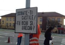 Poliția, în acțiune cu angajații de la Drumuri