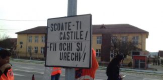 Poliția, în acțiune cu angajații de la Drumuri