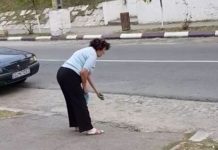 Femeie din Târgu-Cărbunești, amendată după ce a aruncat cioburi de sticlă pe stradă