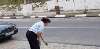 Femeie din Târgu-Cărbunești, amendată după ce a aruncat cioburi de sticlă pe stradă